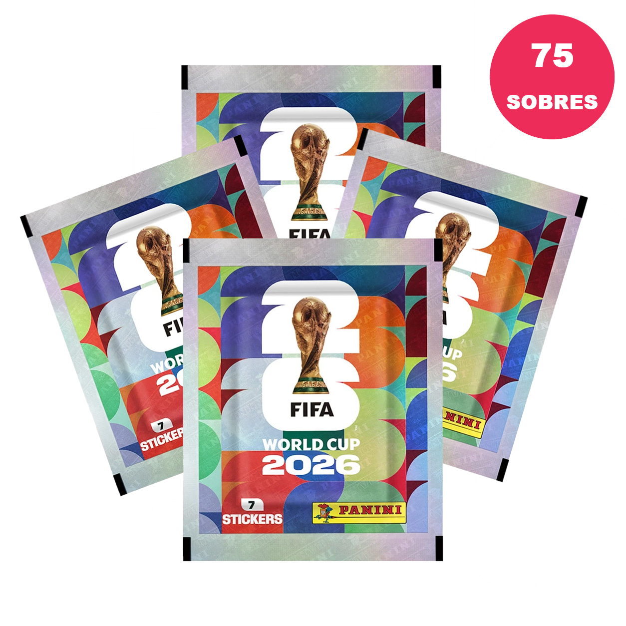 75 SOBRES DE FIGURITAS MUNDIAL 2026