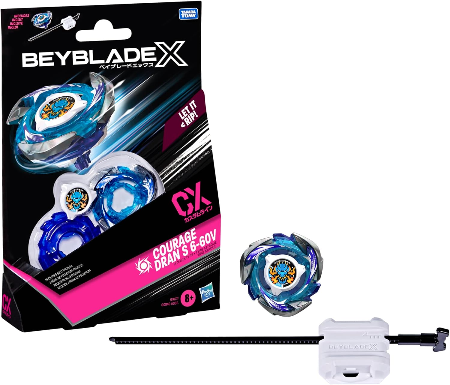 Beyblade X - Courage Dran S 6-60V CX, Tipo de Ataque