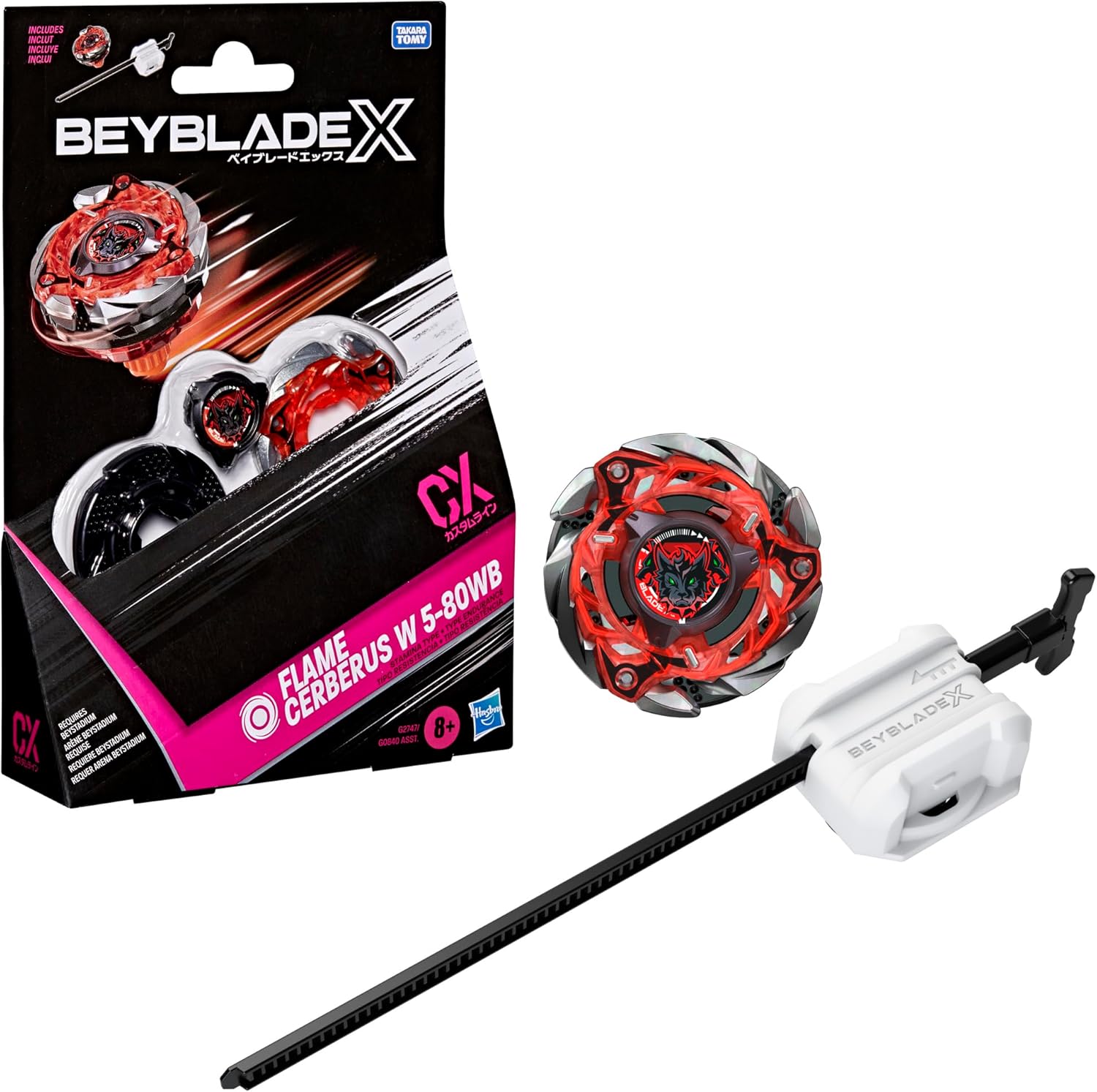 Beyblade X - Flame Cerberus W 5-80WB CX, Tipo Stamina