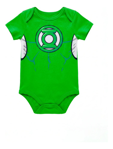 Body De Bebes Justicie Ligue - Linterna Verde Verde 24 Meses Lisa