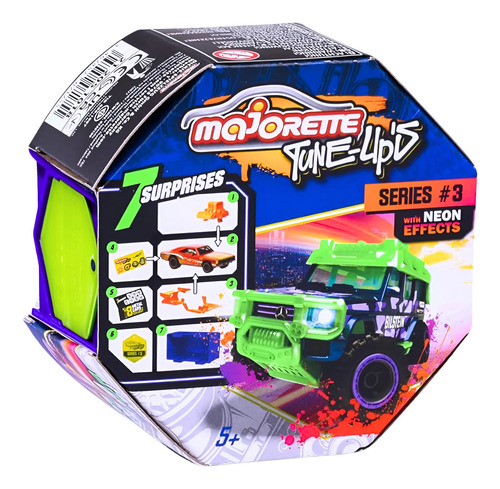 Majorette! Tune-up's Series 3 With Neon Effects Multicolor