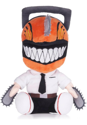 Peluche Chainsaw Man  29cm Play By Play Naranja