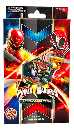 Power Rangers Card Game Power Ranger Inglés