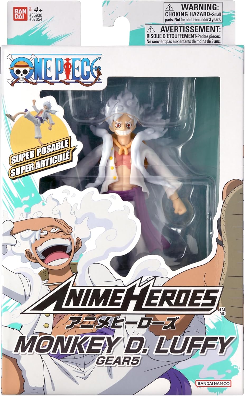Anime Heroes - One Piece - Monkey D. Luffy Gear5 17 cm