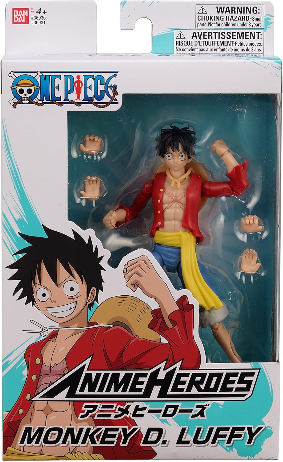 Anime Heroes - One Piece - Monkey D. Luffy Renewal 17 cm
