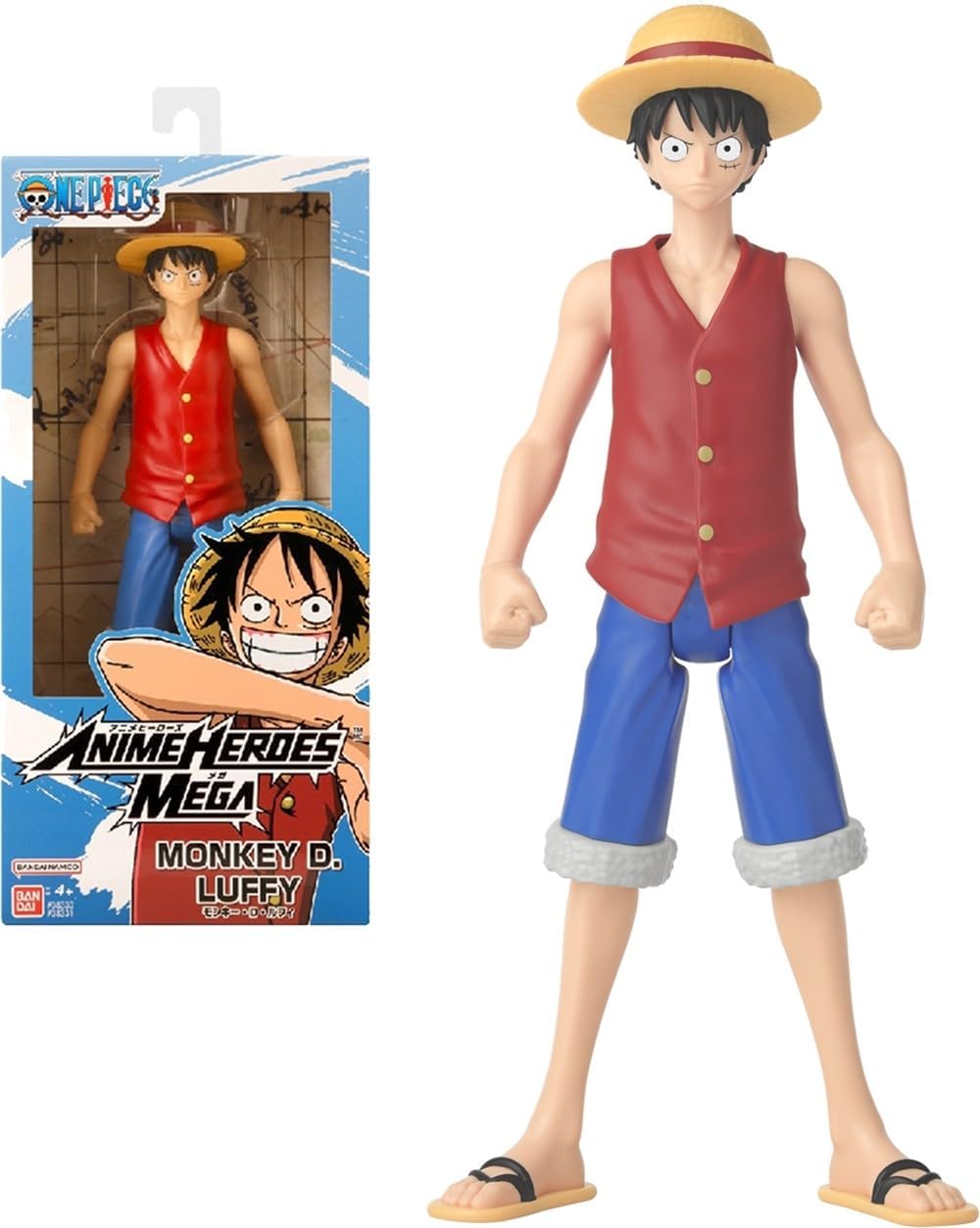Anime Heroes Mega - One Piece - Monkey D. Luffy 30 cm