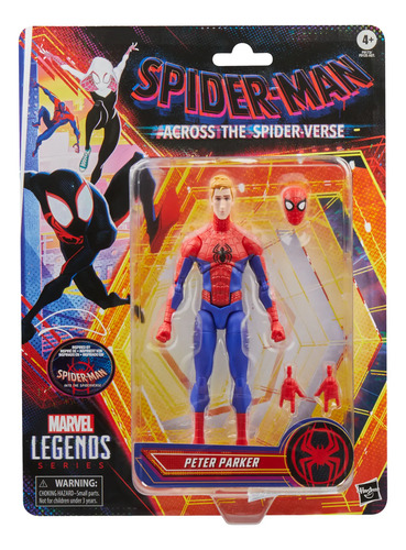 Peter Parker Spiderman Across Spider Verse Marvel Legends