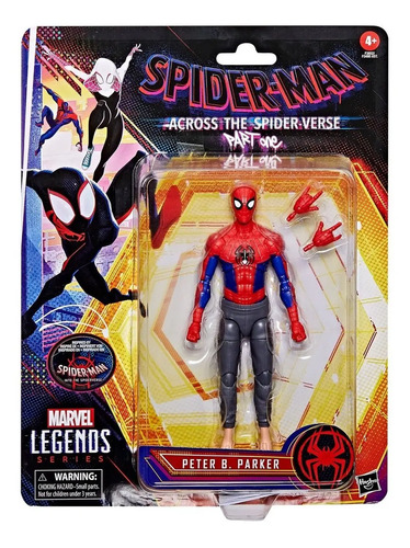 Peter B. Parker Spiderman Across Spider-verse Marvel Legends
